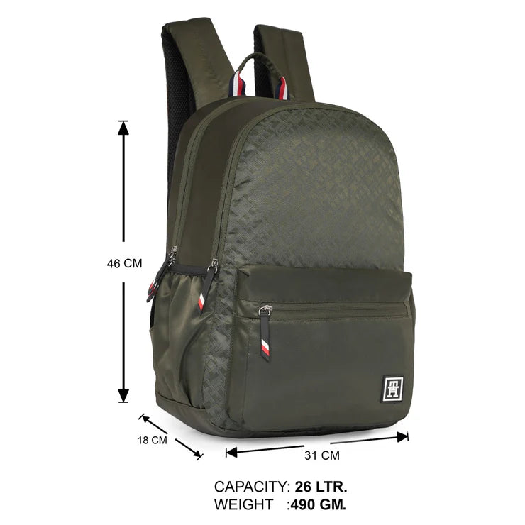 Tommy Hilfiger Mondrich Non Laptop Backpack (Olive)